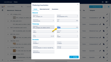 Mit einem Klick wird der Eintrag komplett markiert
