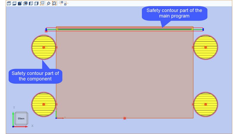 woodWOP 8.1 Nesting safety distance