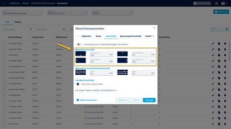 Das Anschnittmaß kann ab sofort für jede Seite separat definiert werden.
