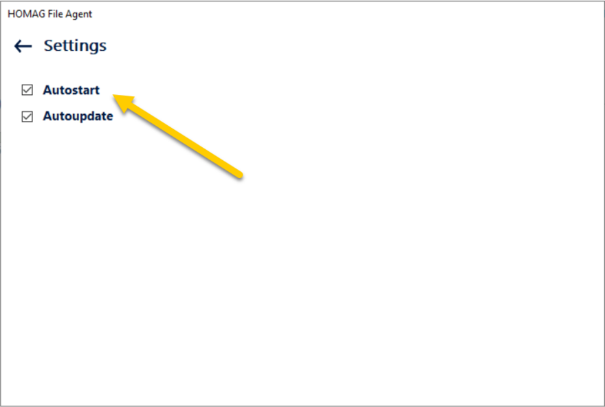 Activation / deactivation of automatic start