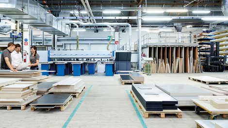 Manufactur of Schweitzer Project AG Production optimization with SCHULER Consulting in Naturno.