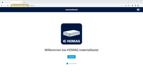 materialAssist ist nun als Webversion verfügbar 