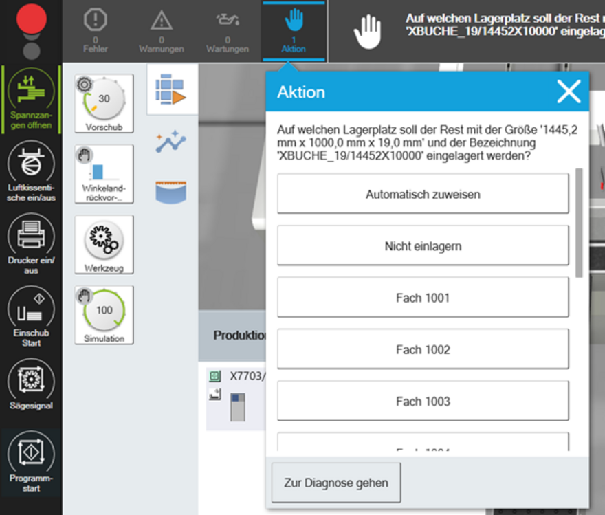 CADmatic-Assistenzgrafik-Produktion-Fachauswahl