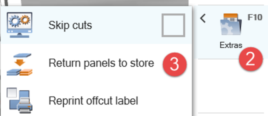 This is how you open the storage dialog from the assistant graphic.