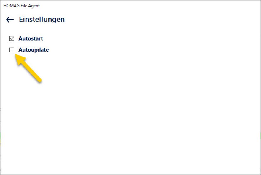 HOMAG File Agent Auto Update