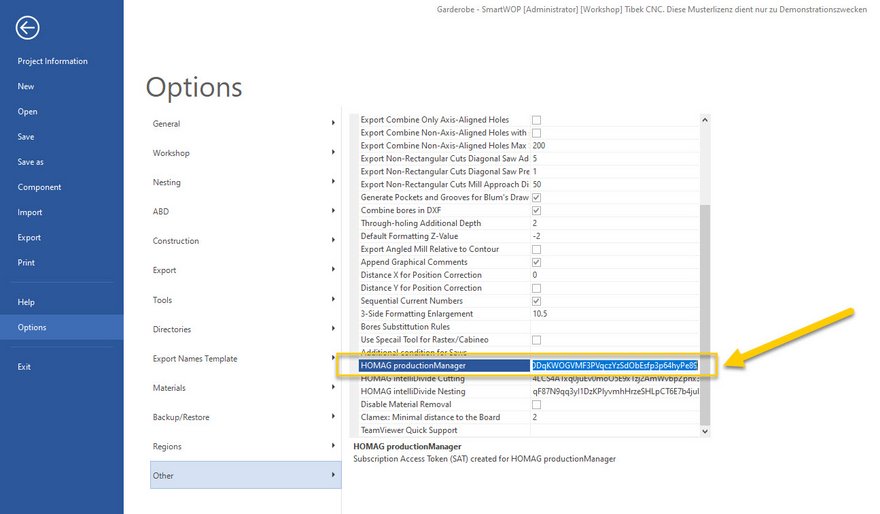 Insert authorization key – DONE!