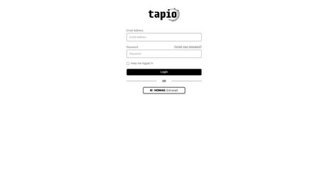 New design for tapio login