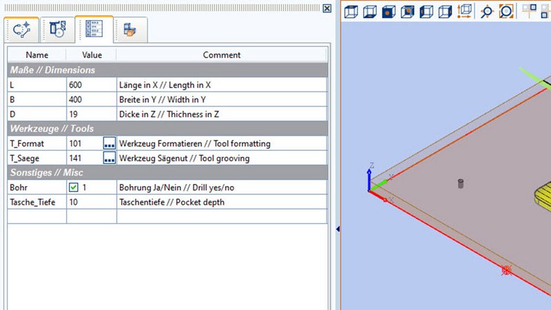 woodWOP 8.1 variable separator woodWOP 8.1 variable separator