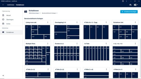 Beispiel für benutzerspezifische Schablonen Beispiel für benutzerspezifische Schablonen