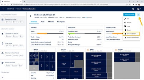 Download the PDF file in intelliDivide 