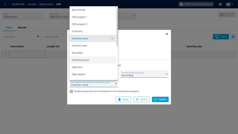 For grouping, you can either use existing fields or the new "Destacking group" field.