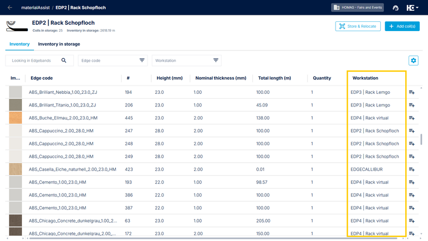 Overview materialAssist Edge including workstations