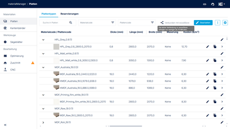 Verbunden - die letzte Verbindung liegt weniger als zehn Minuten zurück.