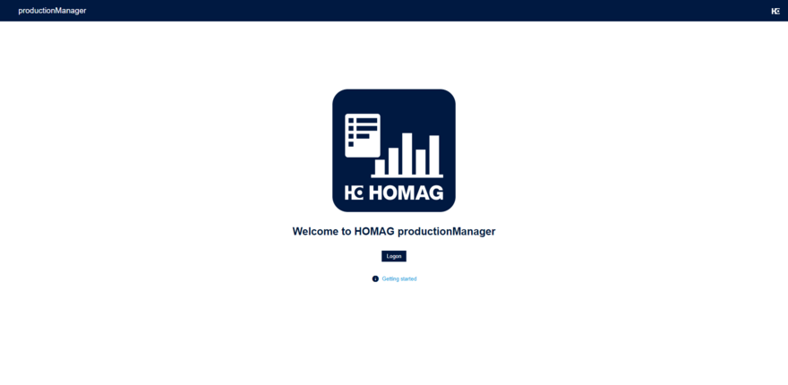 Homepage the productionManager