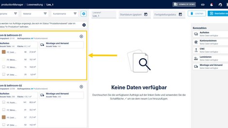 Losbildung - optimierte Filterlogik