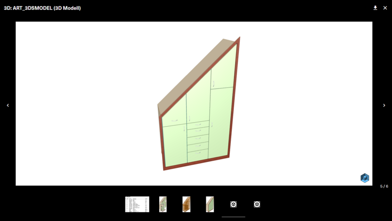 3D view of an order